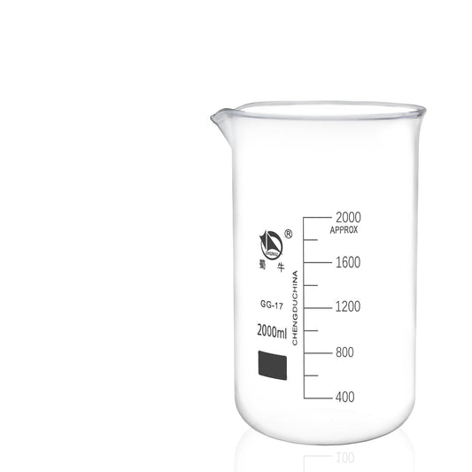 Tall beaker 100~2000mlGG-17 material Lab7th Tall beaker High borosilicate beaker Thick beaker