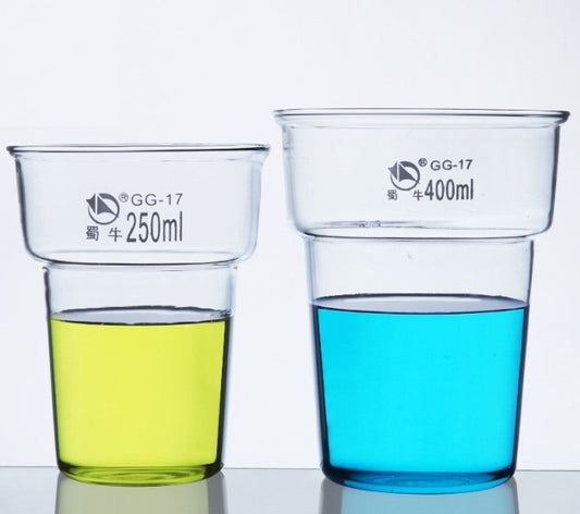 Dyed beaker 1104 high quality thickened glass beaker laboratory glassware