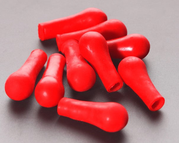 200/pack latex caps for glass dropper with red skin head,lab7th
