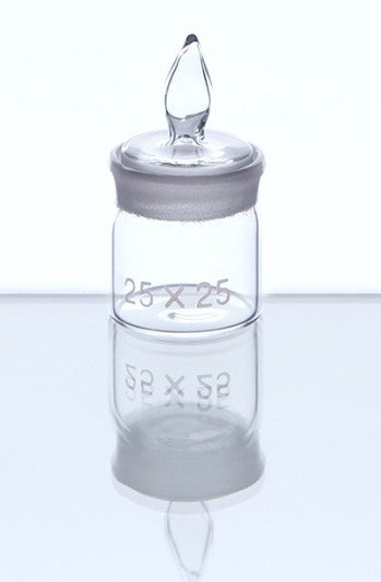 all form weighing bottle, high form weighing bottle, glass weighing sample bottle