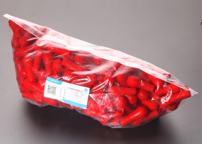 200/pack latex caps for glass dropper with red skin head,lab7th