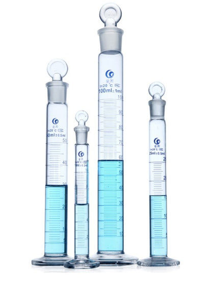 glass graduated cylinder,glass measuring device,glass volumetric flask,glassware,high-quality thick-walled glass graduated cylinder,lab7th