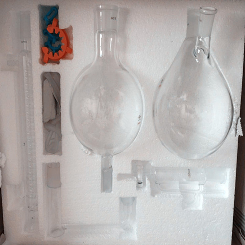 Dampfdestillationsgerät für ätherische Öle, lab7th, komplettes Glasset, 500 bis 2.000 ml